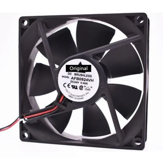 Оригинальный 100% рабочий для delta AUB0924VH 9225 DCC 24 В 3800 А об/мин куб. М осевой серверный инвертор Охлаждающий вентилятор