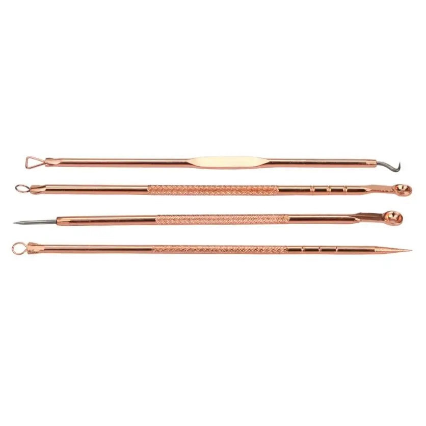 Новый 4 шт прыщи инструмент для устранения угрей черных точек удаления игл