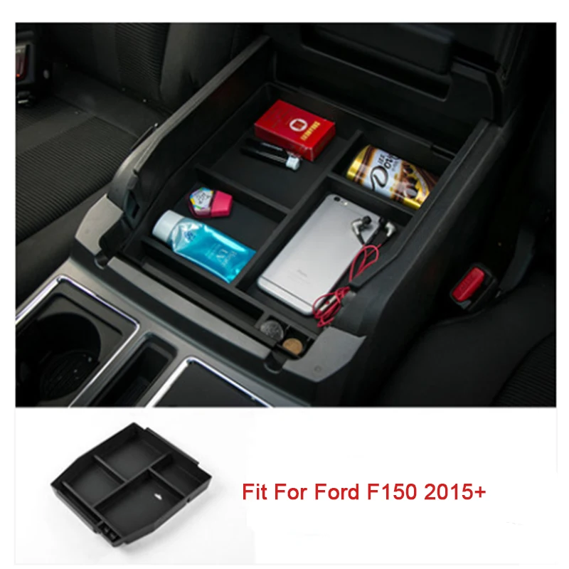Для Ford F150 2015 2016 2017 2018 2019 2020 2021 (не подходит для XL/XLT) центральная консоль