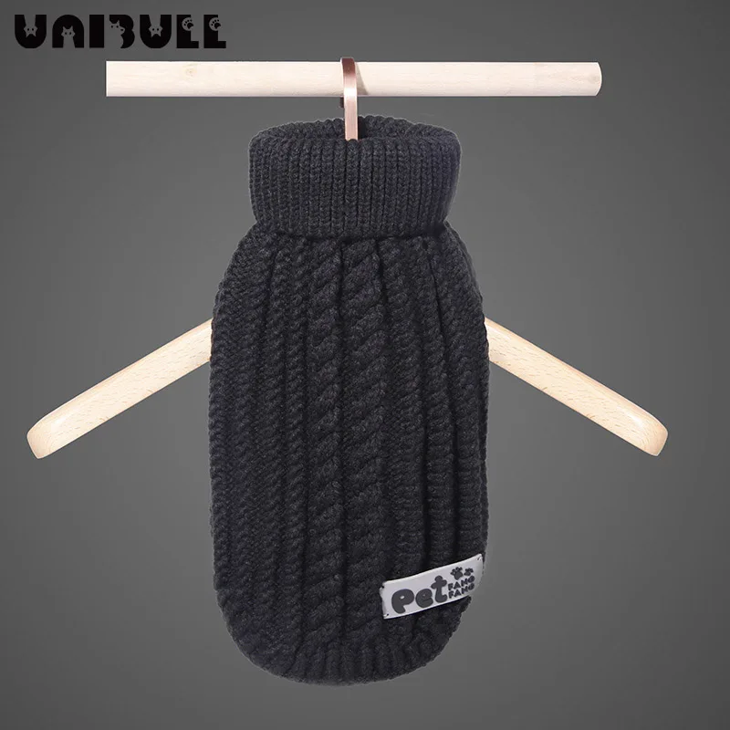 

Новинка, теплая и удобная одежда для домашних животных трех цветов, Осень-зима, вязаный свитер для щенков, одежда для собак
