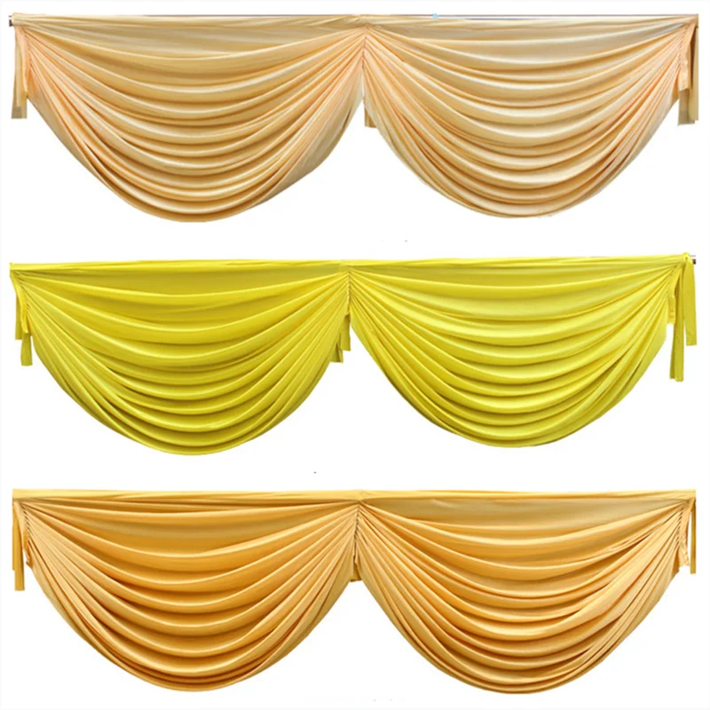 Ледяная шелковая ткань свадебный фон фата украшение для вечеринки церемонии