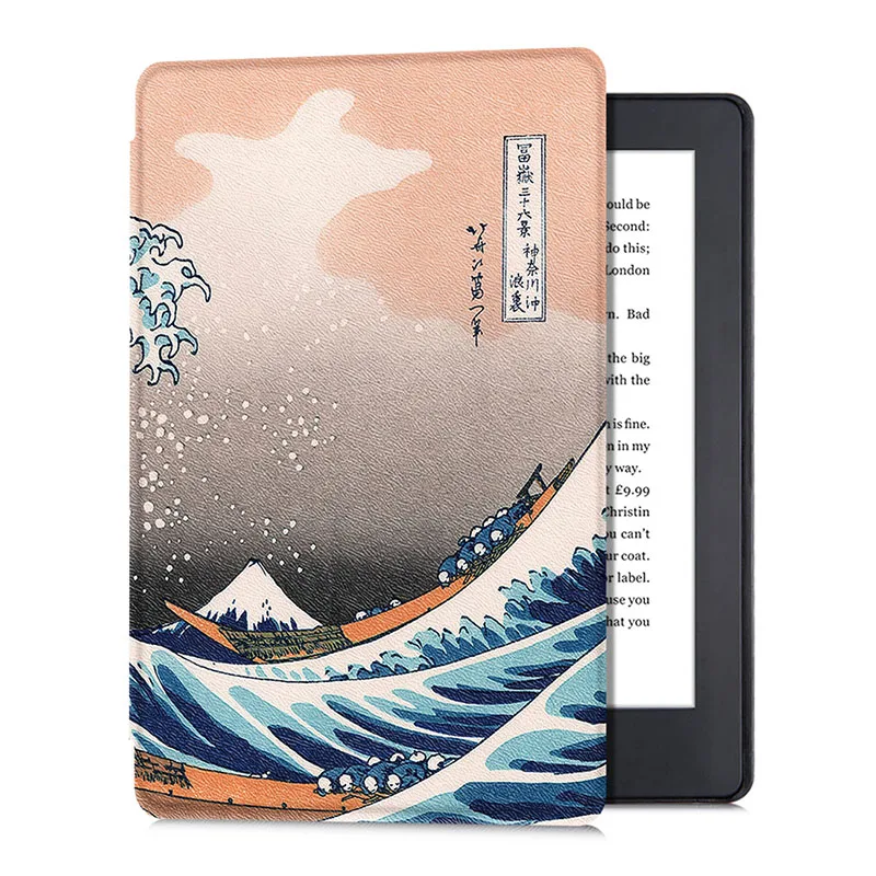 Surfing BOZHUORUI чехол для 6," Kobo Aura H2O Edition 2 электронные книги ридер-Модный Цветной Магнитный смарт-чехол с автоматическим выключением/пробуждением - Цвет: Surfing