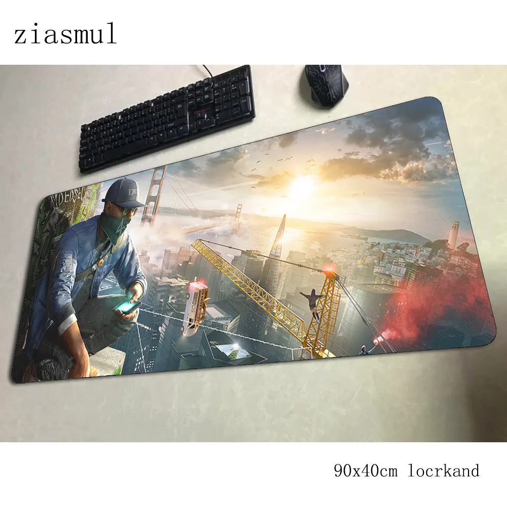 Watch dogs 2 коврик для мыши от производителя большой компьютерный геймер Коврик 900x400x3