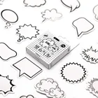 Записная книжка черно-белая, 40 шт.компл.