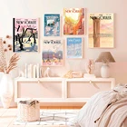 The New Yorker журнал обложки Плакаты для мягких цветов интерьера  Настенная Художественная печать  Настенный декор  Современный интерьер Пастель
