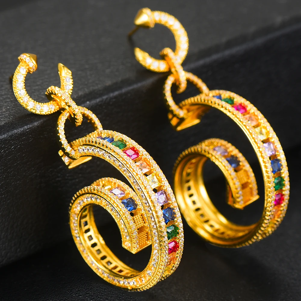 GODKI высокое ювелирное изделие криковые серьги для женщин богемные