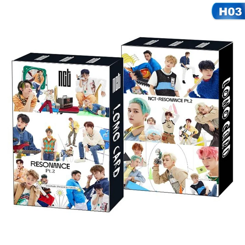 30 шт./компл. Kpop TXT double ATEEZ TREASURE NCT Lomo открытки для фотографий HD фотоальбом K-pop |