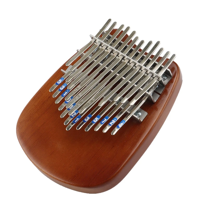 

Double Layer Chromatic Kalimba 24 Key Innovative Design Metal Frame Finger Piano Solid Rubber Wood Mbira Instrument