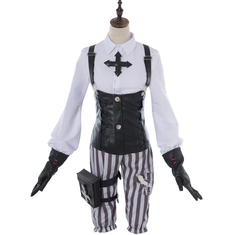 Costume Игра идентичность V машинист Трейси резник Косплей Карнавал Хэллоуин Рождественский костюм для хеллоуина и Рождества костюмы для женщин и мужчин - Цвет: Costume