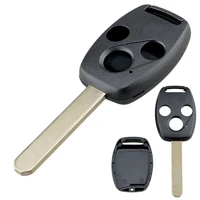 3 buttons intelligent car remote key shell smart auto car key case replacement fit for honda accord civic crv pilot