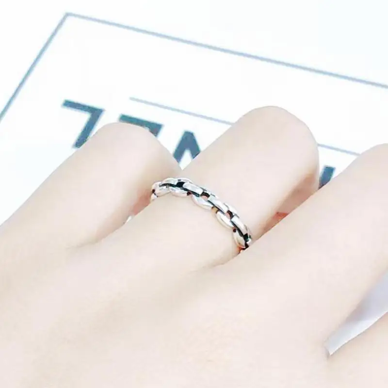 Женские кольца с простой цепочкой вечерние Винтажные Ювелирные изделия Прямая