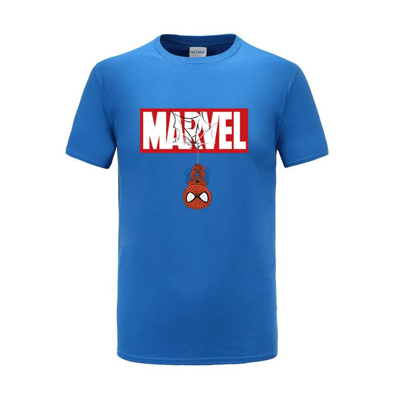 Мужская компрессионная футболка с коротким рукавом и принтом Железного