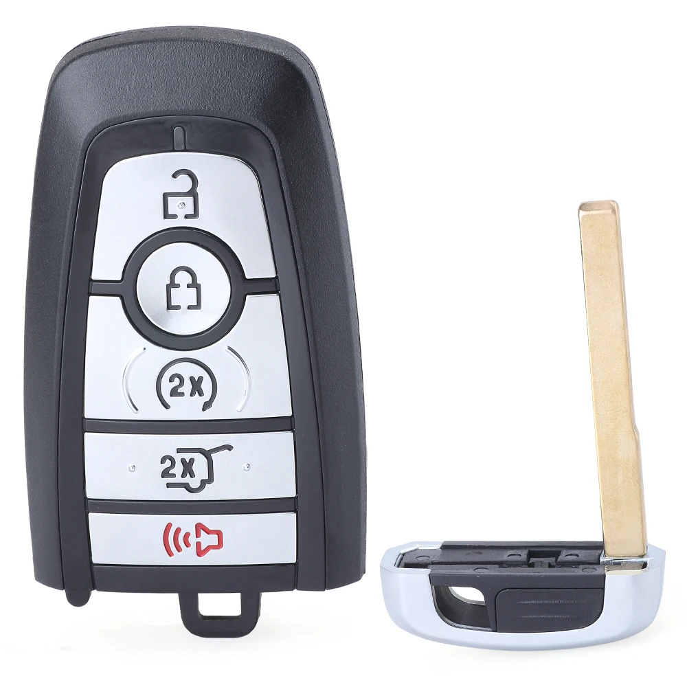 Замена умного ключа DIYKEY M3N-A2C931426 с 5 кнопками и частотой 902 МГц для Ford Expedition Explorer 2017-2019 JL1T-15K601-BB 164-R8198.