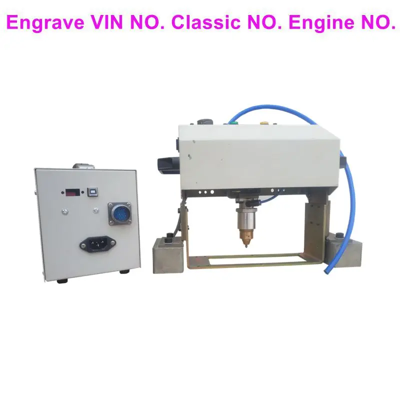 Light Portable Pneumatic Dot Peen Engraving Machine for Marking Automobile Parts Auto Metal Engraving Machine for Nameplates