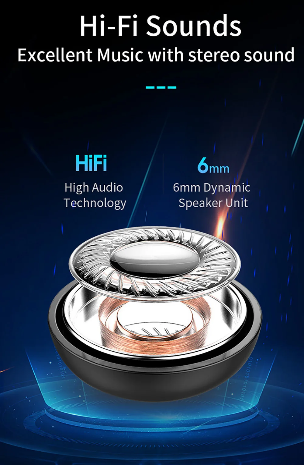 Один XG12 TWS беспроводной Bluetooth 5,0 наушники стерео HIFI Звук спортивные наушники Hands-Free, вкладыши игровая гарнитура с микрофоном