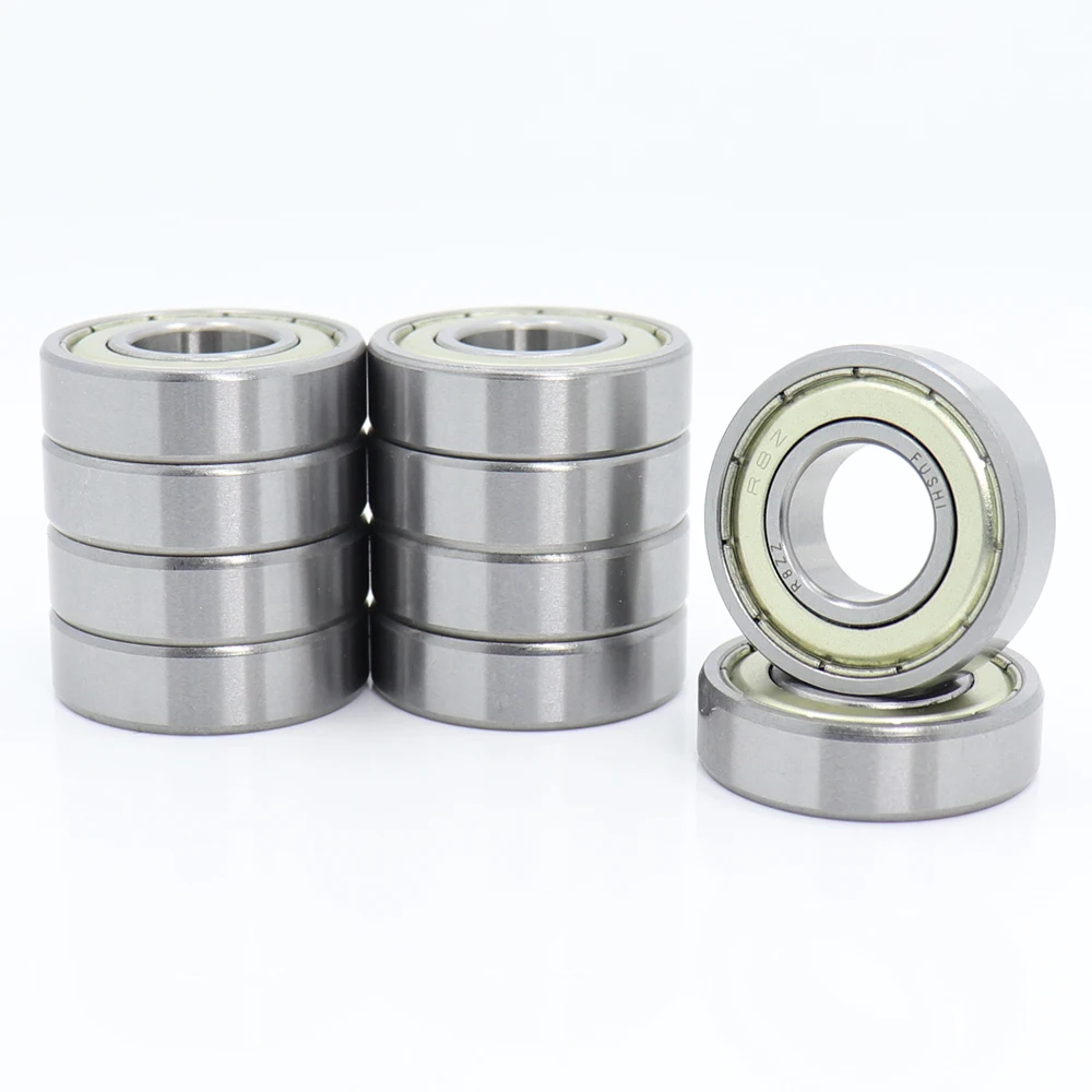 R8ZZ подшипники 12 7x28 575x7 938 мм ABEC-1 ( 10 шт.) дюйм миниатюрный R8 zz шариковые |