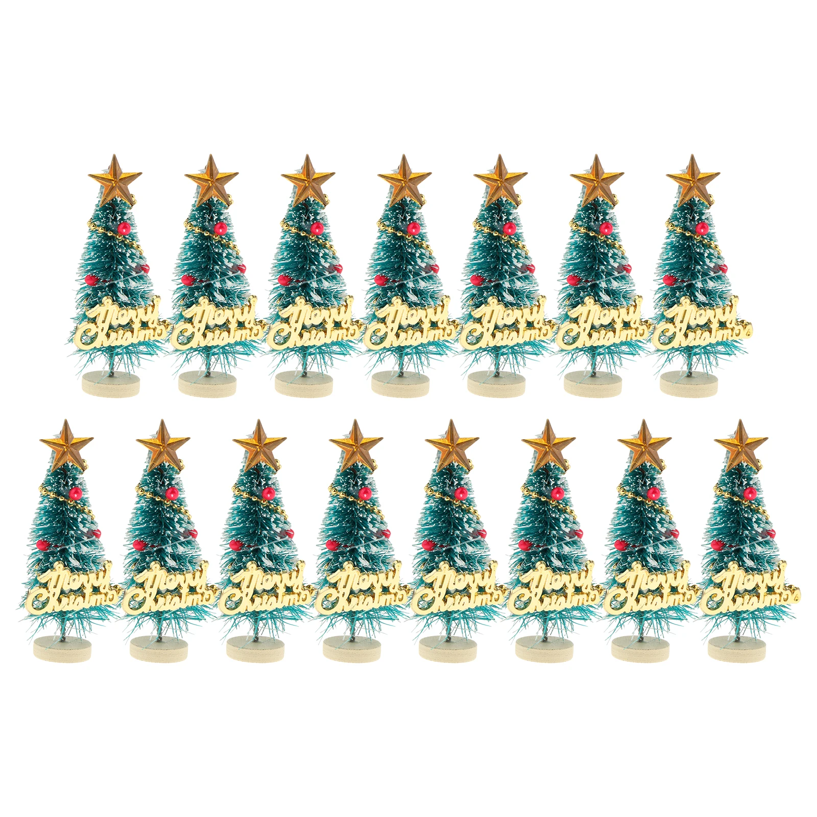 

Set of 15 1:12 Scale Dollhouse Miniature Mini Christmas Tree Room Xmas Decor
