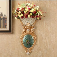 european style wall mounted three dimensional angel vase wall decorations home christmas decoration craft