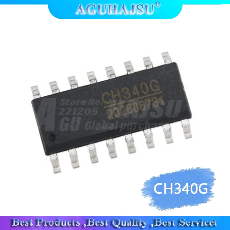 Плата CH340G SOP16 340G SOP-16 CH340 SOP оригинальная плата IC R3 с бесплатным USB-кабелем
