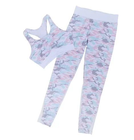 

Hirigin Casual Women Suit Female 2 Piece Yoga Suit Ladies Workout Sports Bra and Leggings Set Sports Wear Gym Clothing S-XL