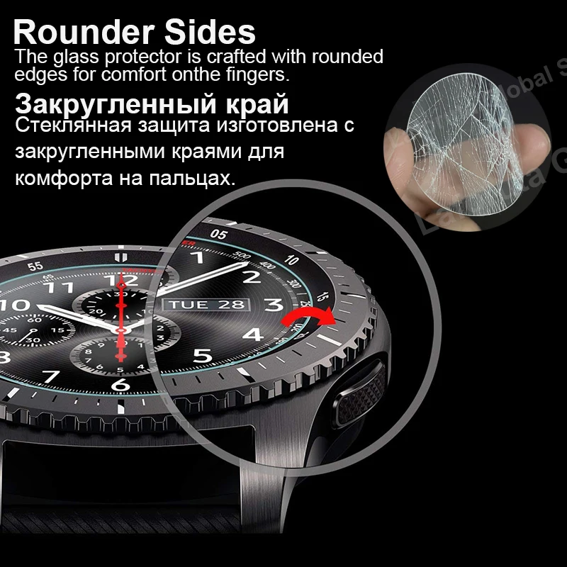 Новинка закаленное стекло Laofurta для защиты экрана Samsung Galaxy Watch 46 мм 42 9h защитная