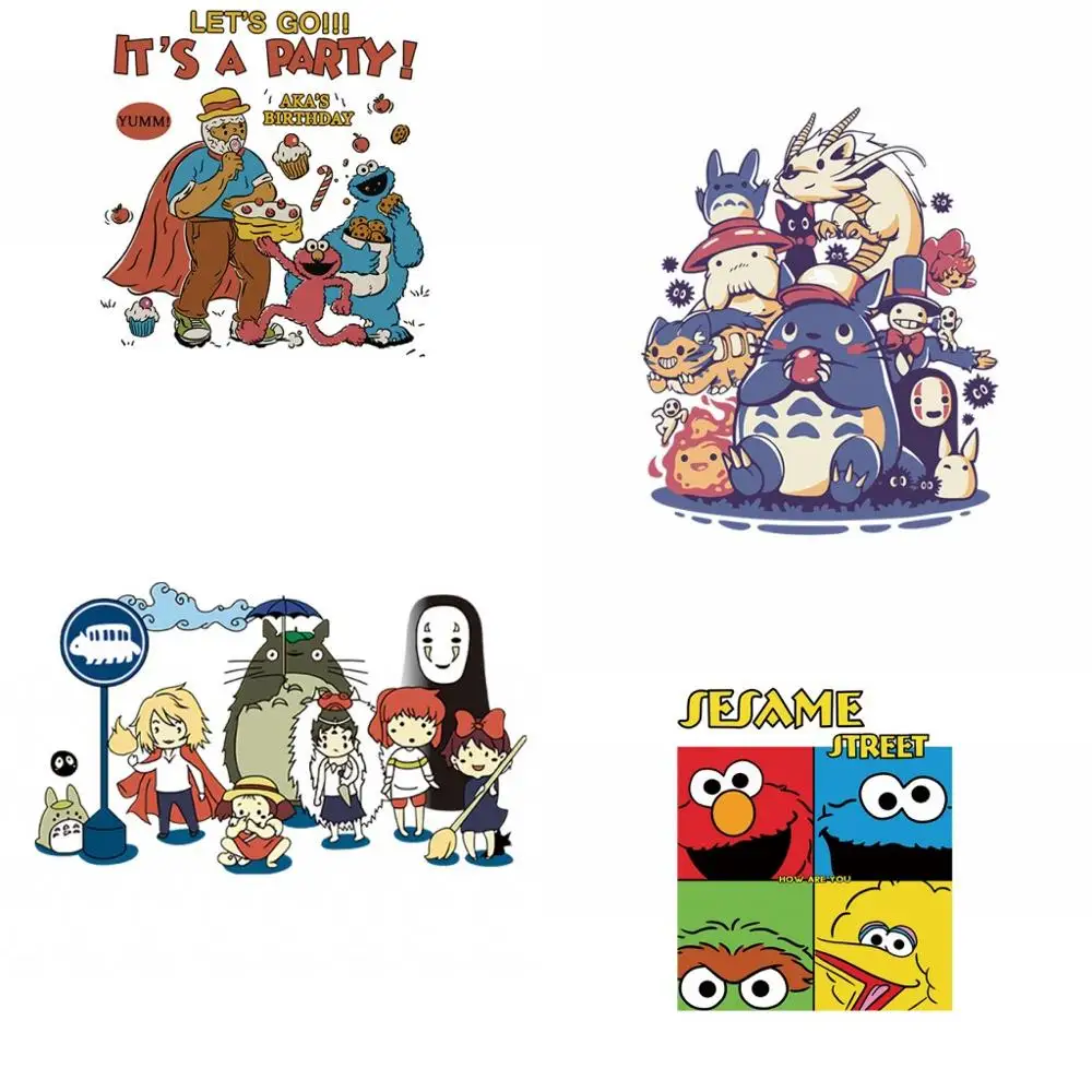 1 шт. мультяшный аниме Улица Сезам без лица человек Tonari тотора стикер печенья