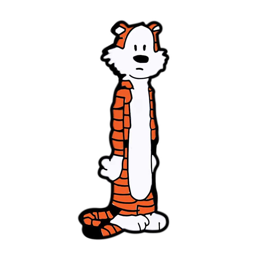 Металлическая эмалированная булавка в виде милого тигра джинсовая куртка для