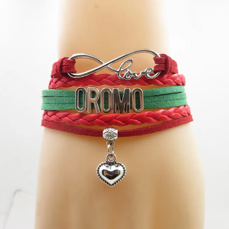 Модный браслет Infinity Love Oromo для женщин и мужчин браслеты из Паракорда ювелирные