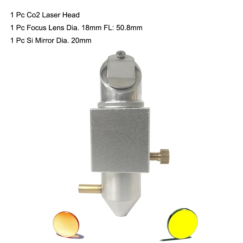 Лазерный интегрирующий держатель CO2, 18 мм фокус Znse объектив и 20 мм зеркала Si набор лазерных головок для 2030 4060 K40 Co2 лазерная машина от AliExpress RU&CIS NEW