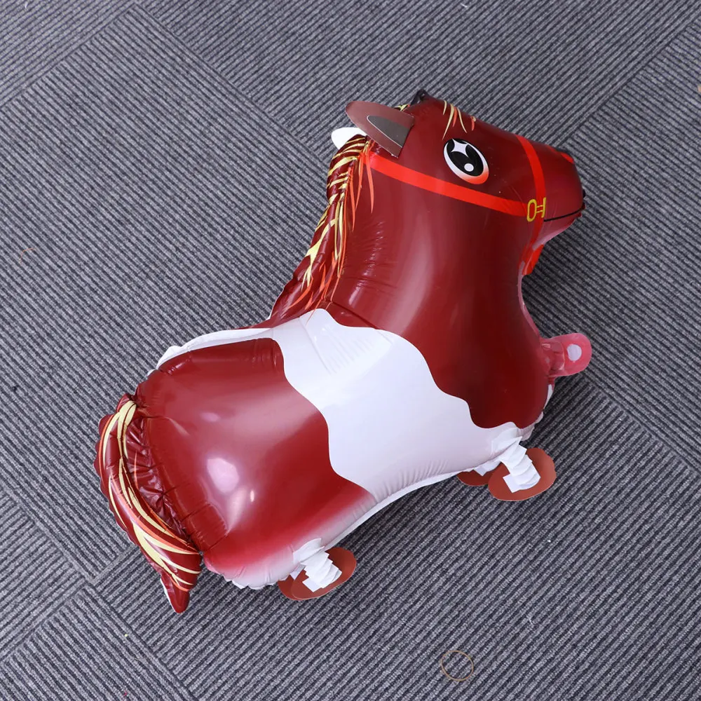 Воздушный шар из фольги в виде животного лошадь материала майлар воздушные шары