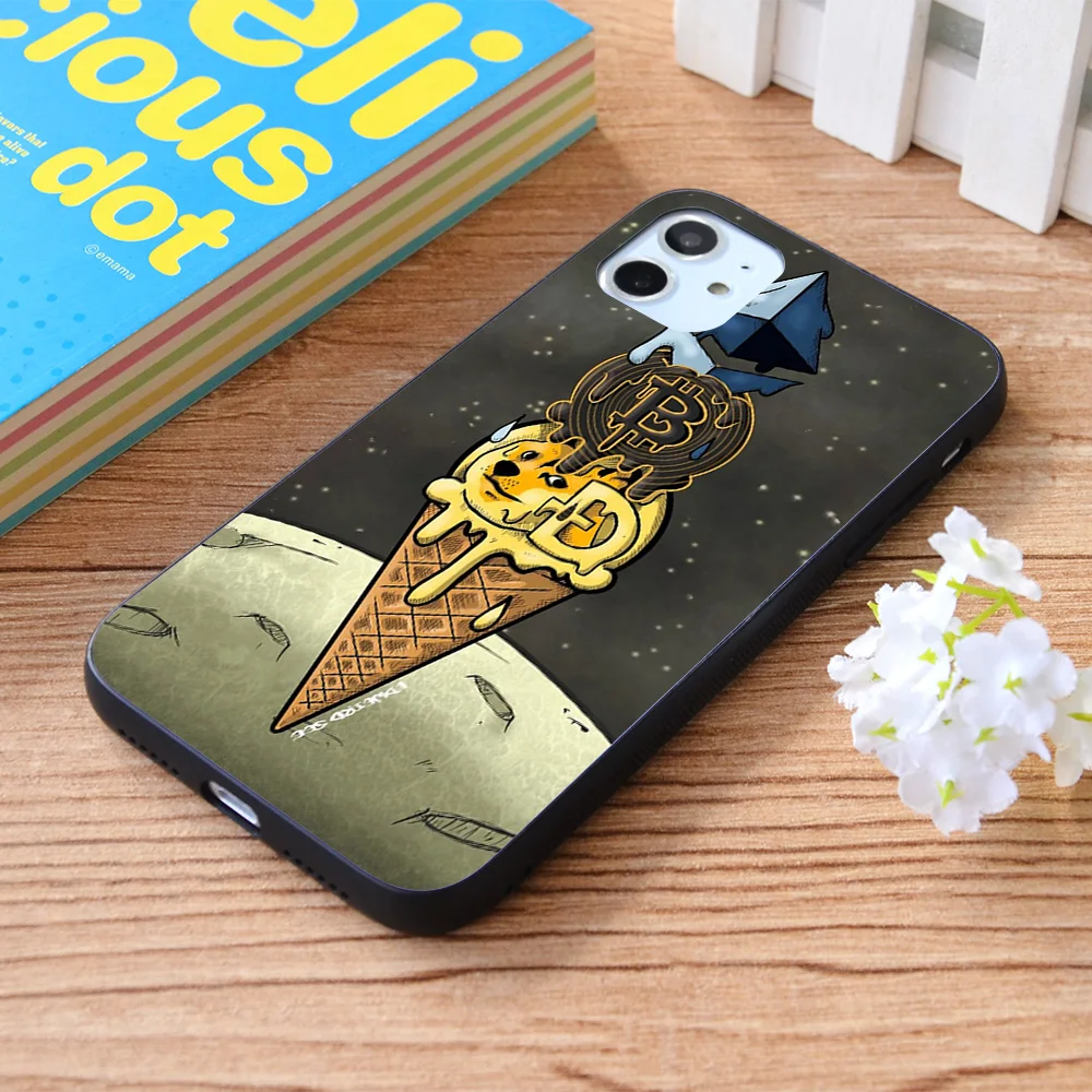 

For iPhone Crypto Cream Soft TPU border Apple iPhone Case