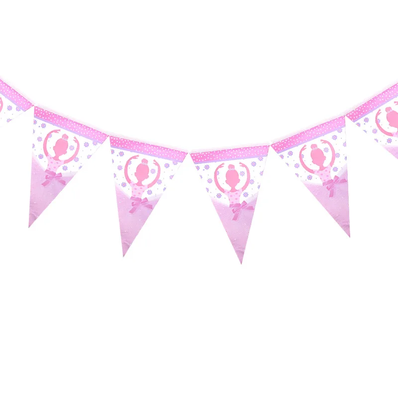 Набор одноразовой посуды в стиле балерины для девочек | Дом и сад