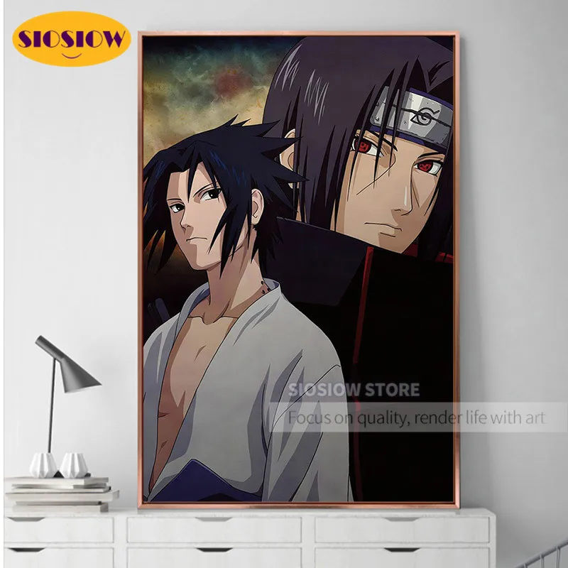 5D алмазная живопись сделай сам фигурка Наруто Итачи Саске мозаика наборы для