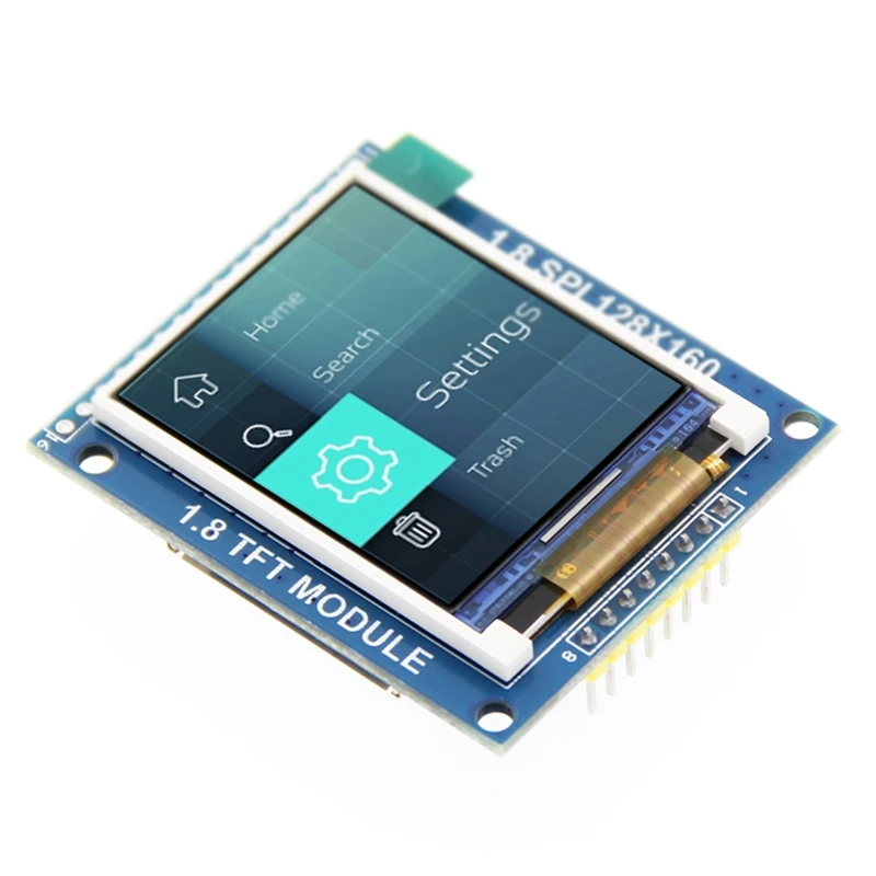 

1.8 Inch TFT LCD Module LCD Screen Module SPI Serial 4 IO Driver TFT Resolution 128x160