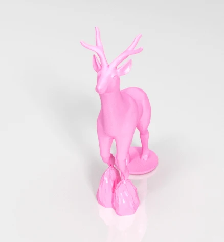 4 шт. 3D резная скульптура в виде оленя 3d модель для станка с ЧПУ формате STL печати