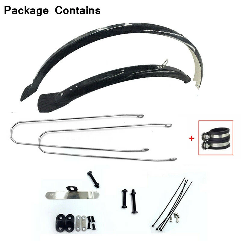 Брызговик для дорожного велосипеда 700C ширина 45 мм передние и задние