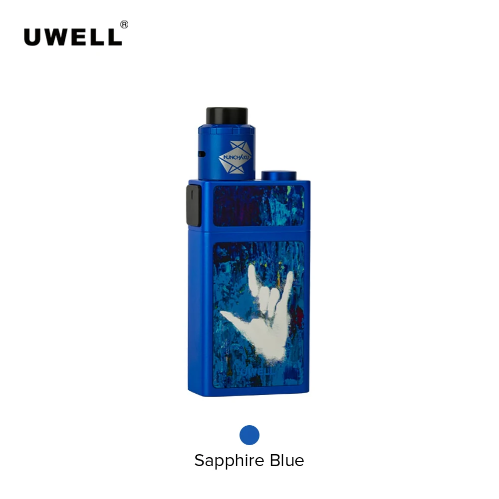 Оригинальный набор блоков Uwell с блоком модом 90 Вт 15 мл Nunchaka RDA 0 3 Ом вейп-комплект