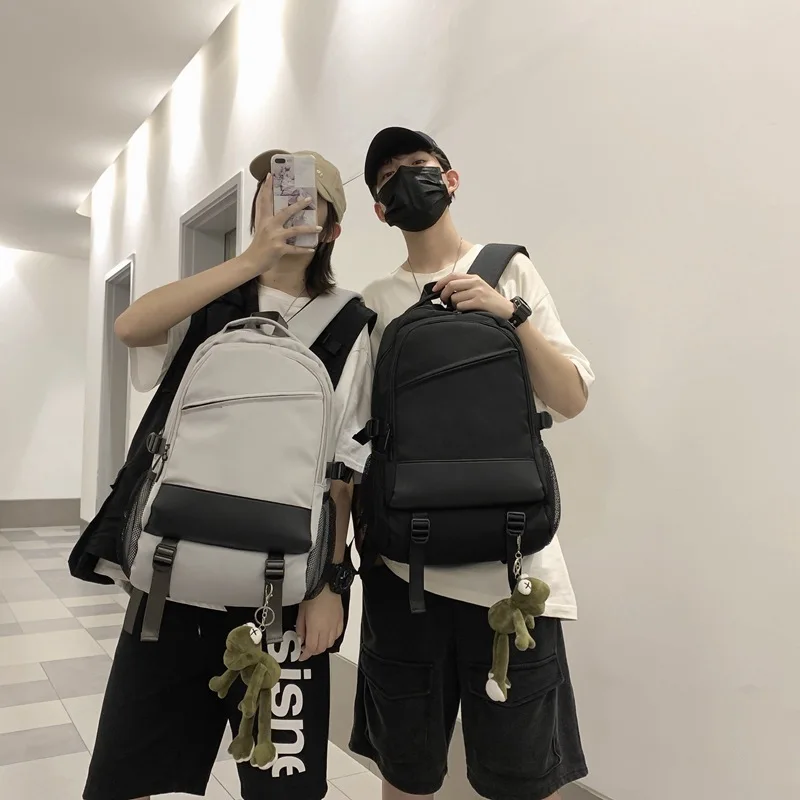 

Backpack, student schoolbag, large capacity, high school, college student, campus, Korean backpack
