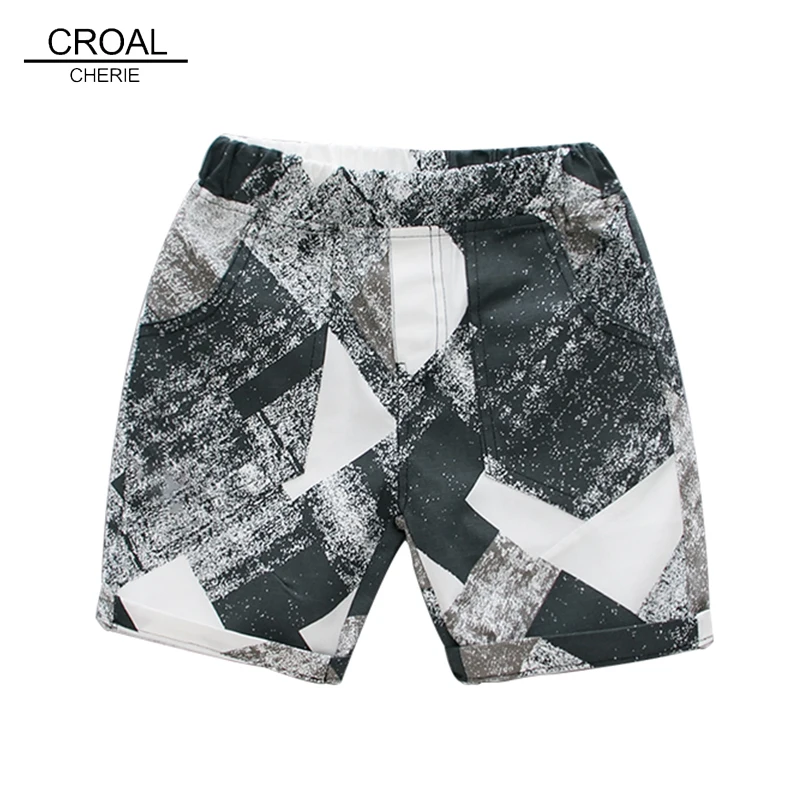 Шорты для мальчиков и девочек CROAL Хи модные черные шорты маленьких крутые летние