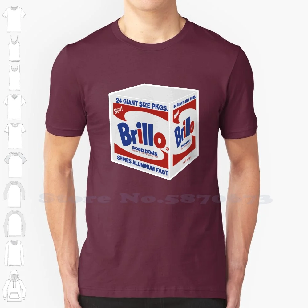 

Модная футболка с модным дизайном Brillo Pop Art