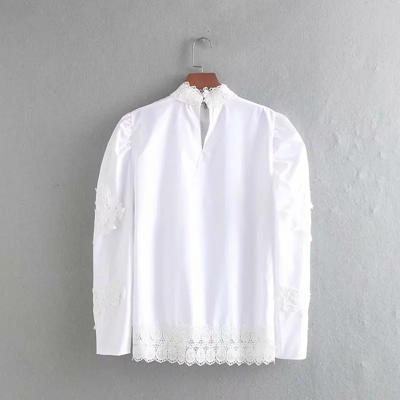 Женское элегантное кружевное вязаное крючком повседневное белое свободное