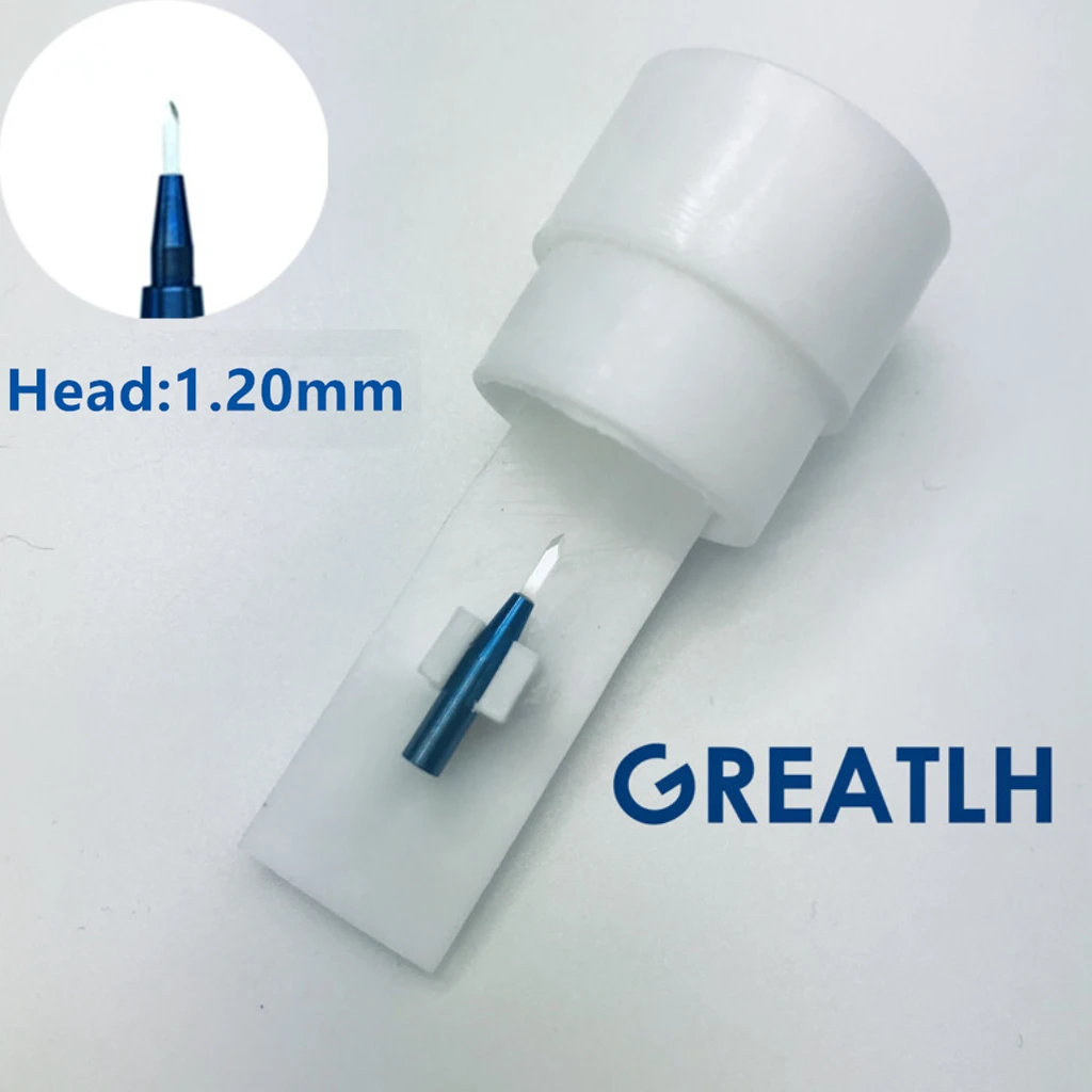Ручка из титанового сплава 1 2 мм сапфировый инструмент для посадки бровей
