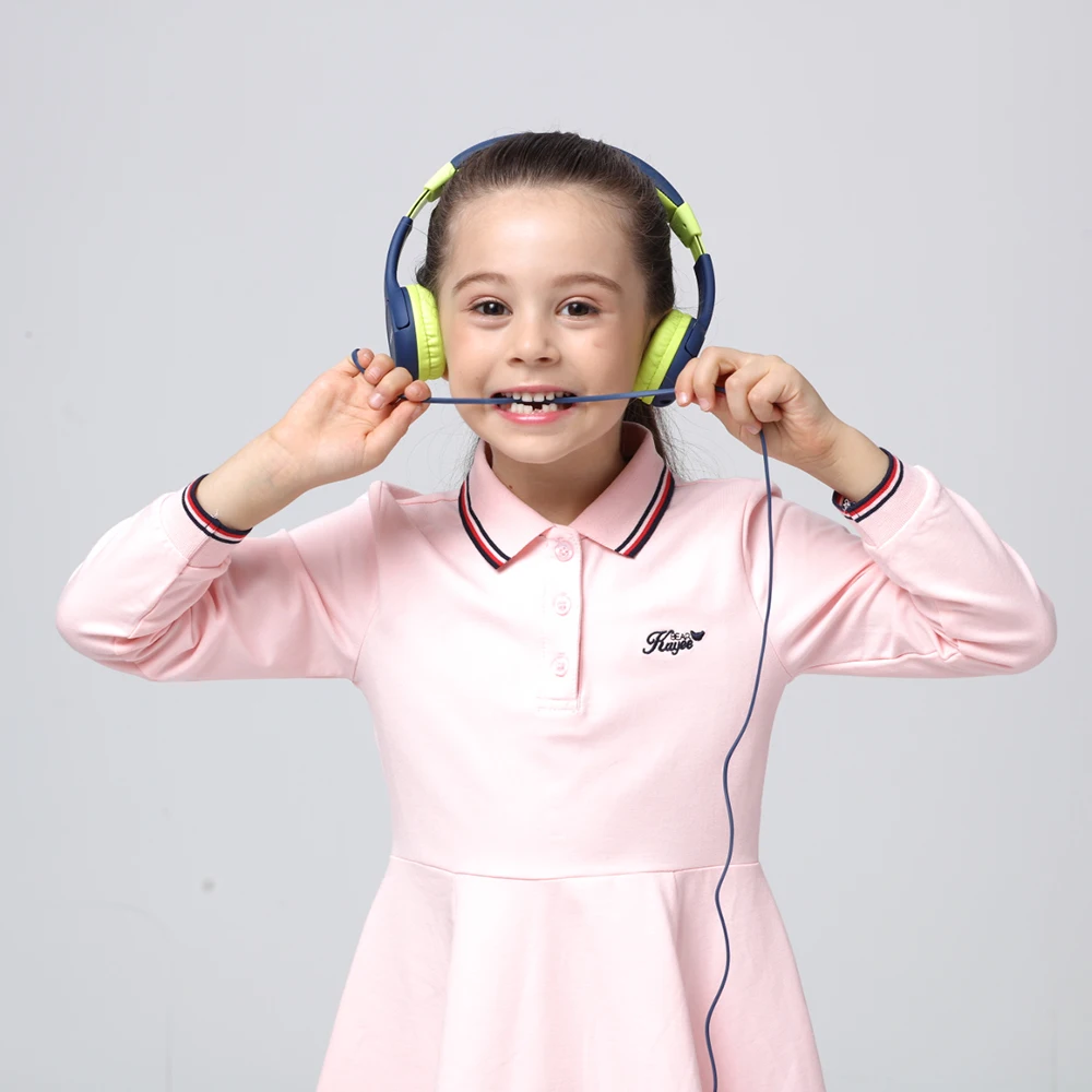 Ausdom детские наушники высокого качества музыкальные 85db безопасные для детей