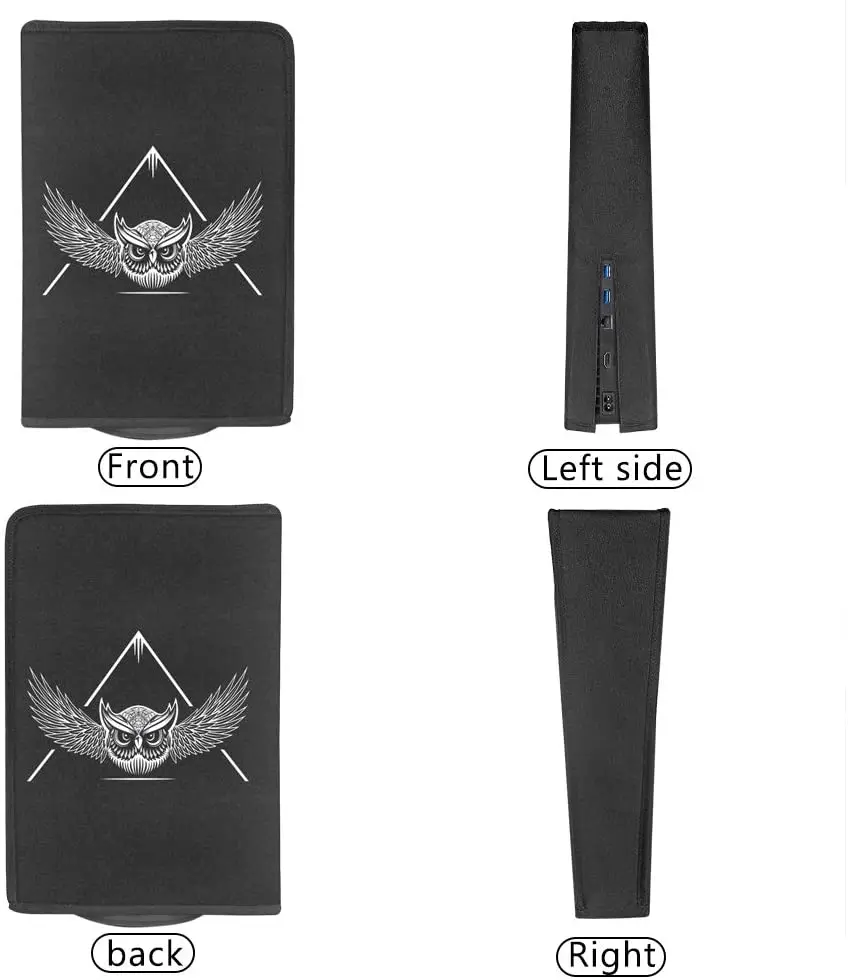 

Premium Dust Cover for PS5 Sony Playstation 5 Console Thick Fabric Precision Cut Easy Access Cable Port, Scratch-Resistant