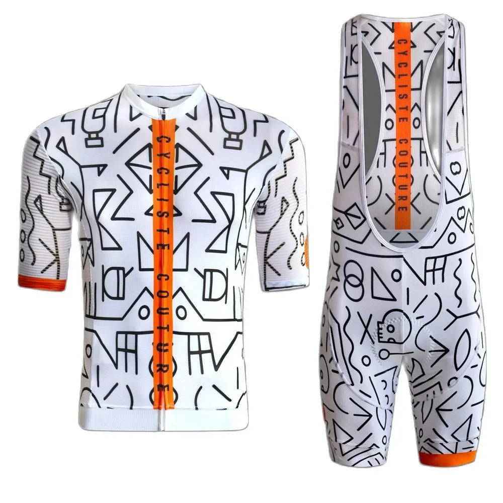 

Chaise New Mens Team Cycling Jersey Set Clothing Short Sleeve Mtb Kit Race Riding Uniform Summer Road Bike Ropa Ciclismo Hombre