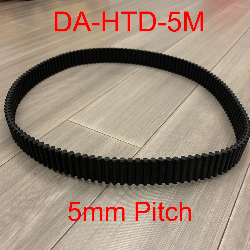 

DA HTD 790-5M 800-5M 316 320 ARC Double Side Tooth 10mm 15mm 20mm 25mm 30mm 40mm Width 5mm Pitch Cogged Synchronous Timing Belt