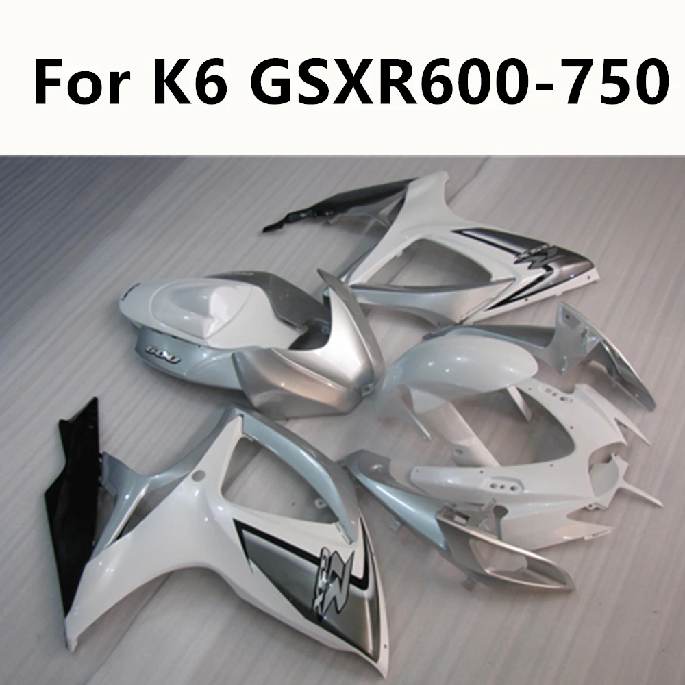 

4 цвета мотоцикл для Suzuki GSXR600 GSXR750 GSXR 600 K6 06 07 полный комплект обтекателя кузова Инжекционный Комплект ABS Cowling