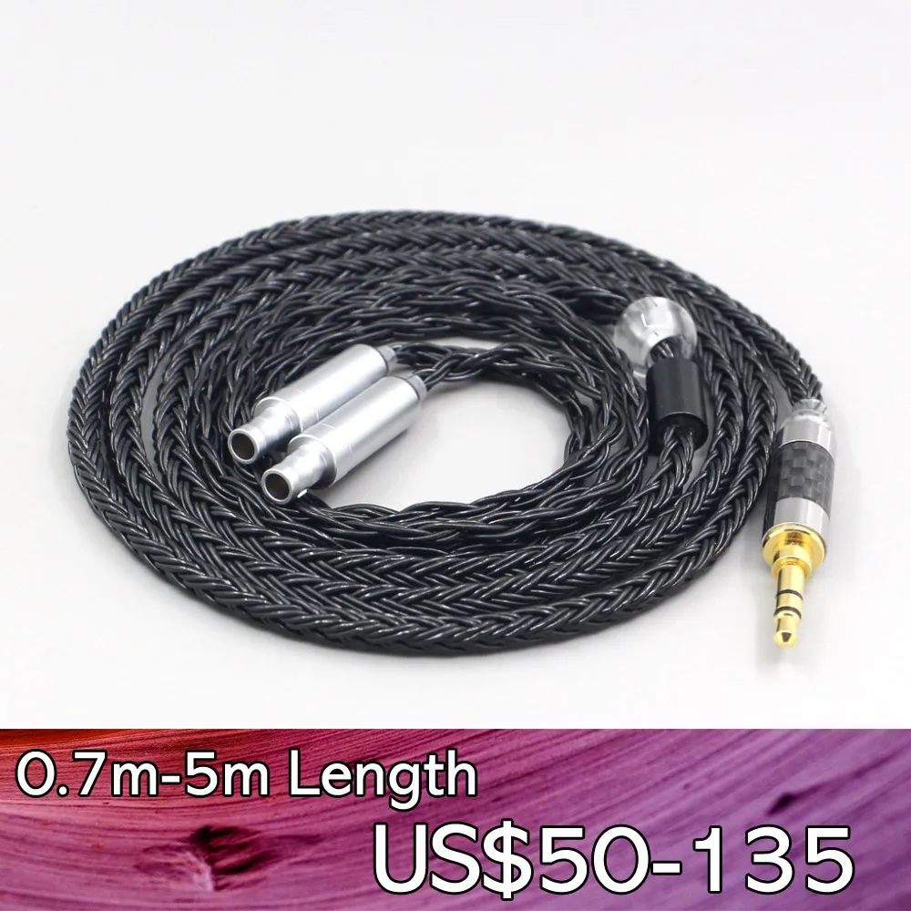 LN007401 16 Core 7N OCC черный кабель для наушников Sennheiser HD800 HD800s HD820s HD820 Enigma акустика Dharma D1000