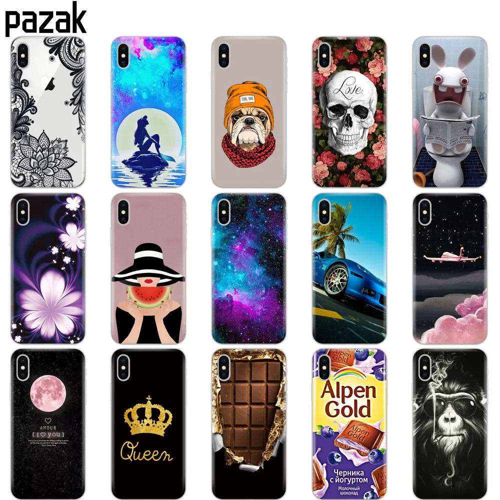 Силиконовый чехол для телефона для iphone X XS XR чехол s для iphone xs max coque etui бампер задняя крышка Полный 360 Защитный Мягкий ТПУ
