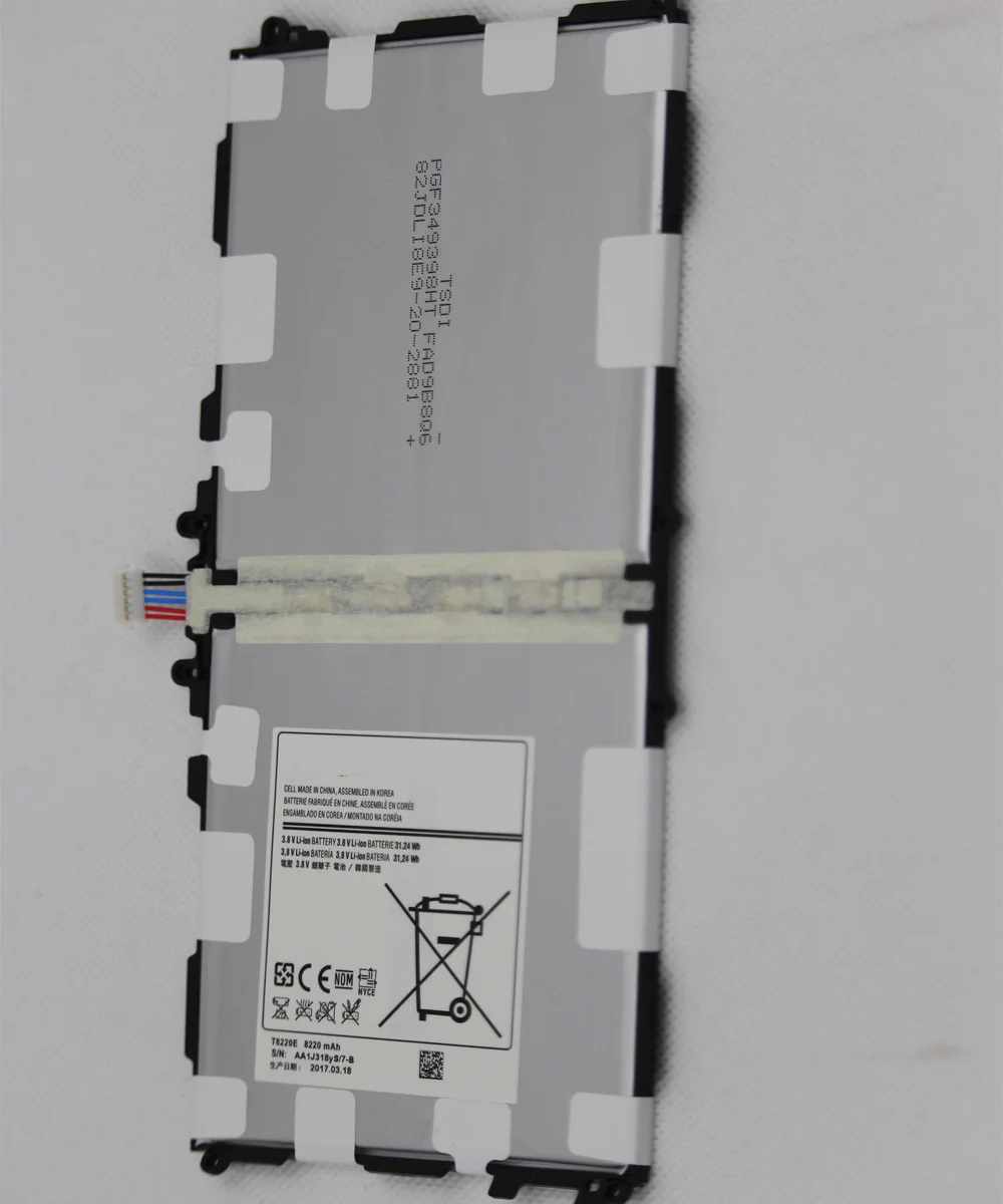 2 шт./лот T8220E аккумулятор для Samsung Galaxy Note 10 1 P607 T520 P600 P605 P601 31.24Wh/T8220U 8220 мАч замена